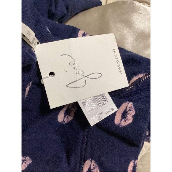 New. JOIE navy kiss print sweatshirt. Retails $138 - Picture 8 of 8